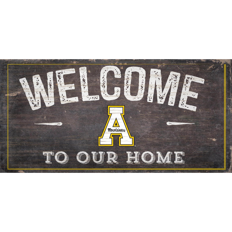 Décoration murale ncaa welcome, Mountaineers d'Appalachian State
