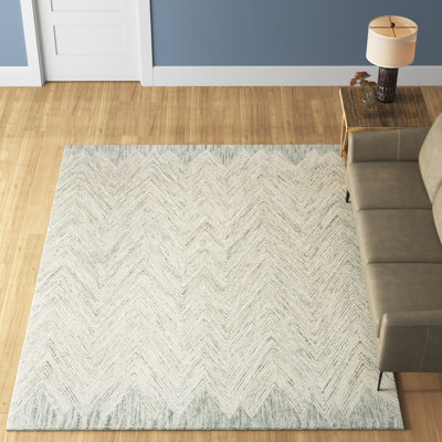 Kerron Wool Chevron Indoor Rug