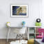 Astronaut in Vast Galaxy, reproduction encadrée sous verre, design par Angie Hawke-986341861-986341862