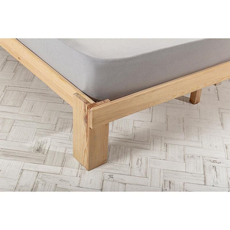 Lit plateforme Ruso, 37 po x 80 po, Naturel