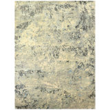 Wool And Silk Nepal One-of-a-Kind Rectangle 9' X 12' Area Rug