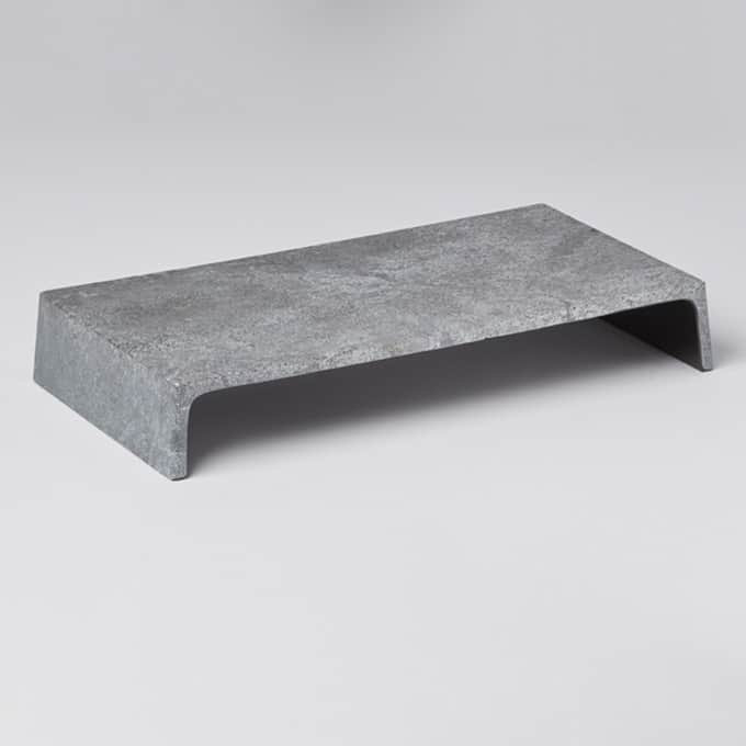 Greystone Rectangular Melamine Tiered Riser