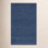 Elle Navy Blue Hand-Woven Wool Rug