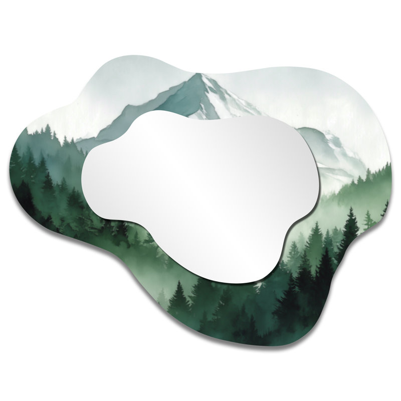 Miroir mural Rustic Wavy, 27" x 35"