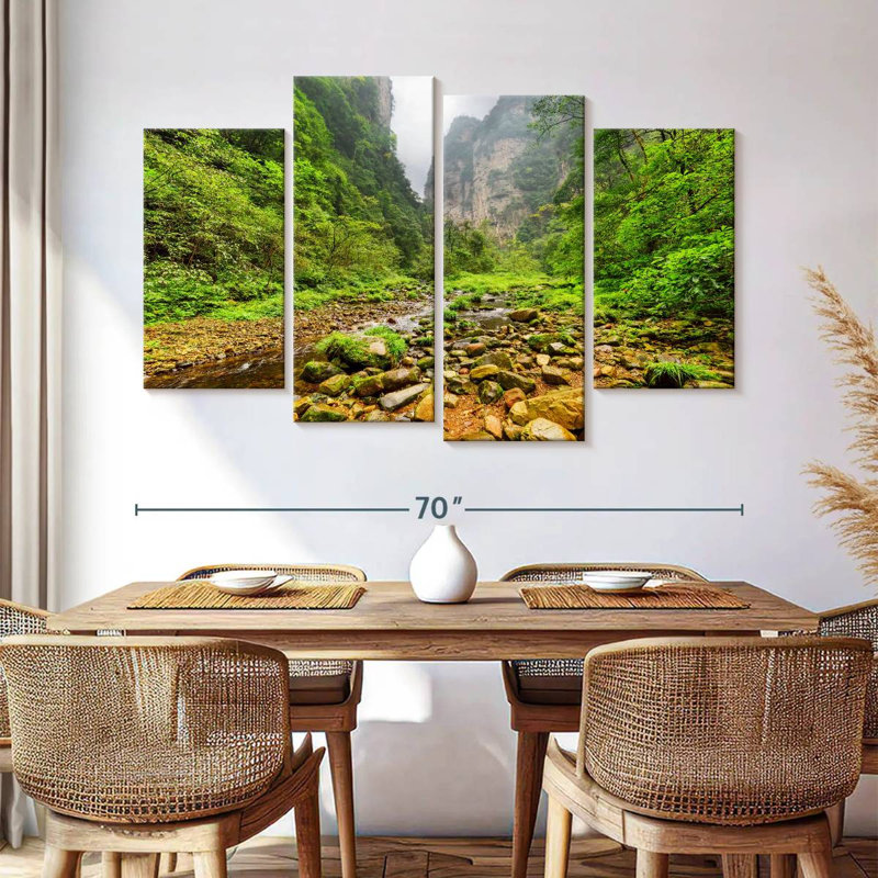 Zhangjiajie Forest River, 42'' H x 68'' W