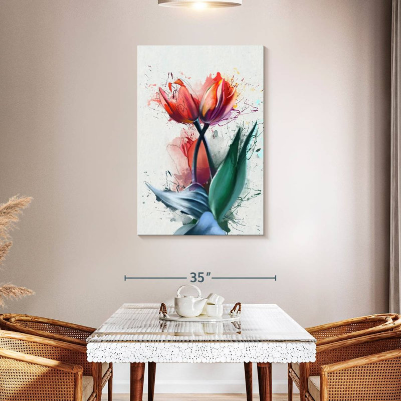Harnek Tulips, 45" H x 30" W