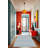 Blue-Themed Line Geometric Shape Patterned Modern Decorative Rug-1306374603