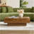 43.31 Inch Burl Wood Veneer Coffee Table,Rectangle Mid-Century Modern Table For Living Room,Coffee Table With Sturdy MDF Pedestal For Office,Apartment-708326973