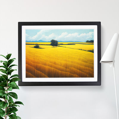 Watercolour Wheat Field Vol.1 - Single Picture Frame Print