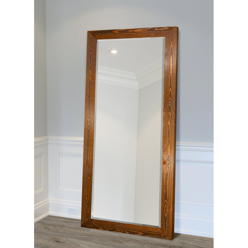 Migel Mirror, Distressed Walnut, 61" x 25"