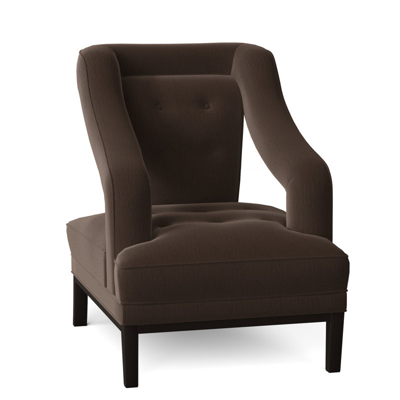 Noel Upholstered Armchair, Encore Espresso