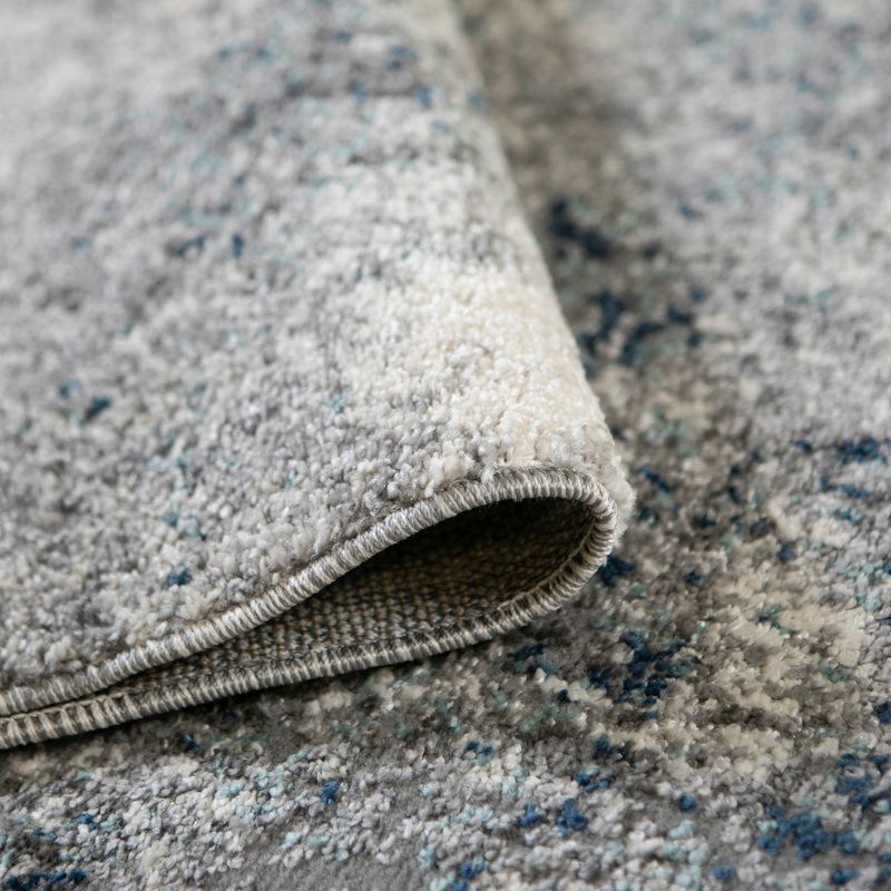 Tapis bleu Holly, Rectangle 3 pi 11 po x 5 pi 11 po