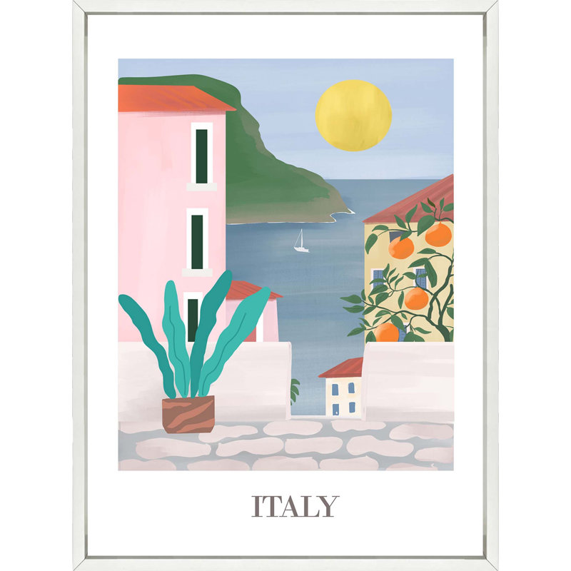 Italy 2 Travel Poster - Framed, Small