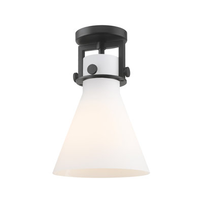 Skokie Glass Semi Flush Mount