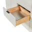 Meuble-lavabo simple en bois massif 60 po avec lavabo rectangulaire en marbre blanc de Carrare Haun-120450964-120450960-120450967