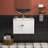 30＂Wall-mounted Single Bathroom Vanity With Ceramic Top-right Side Cabinet-1549753223