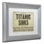 "titanic" par art textuel encadré Jadaya-20092643-20092645-70651017