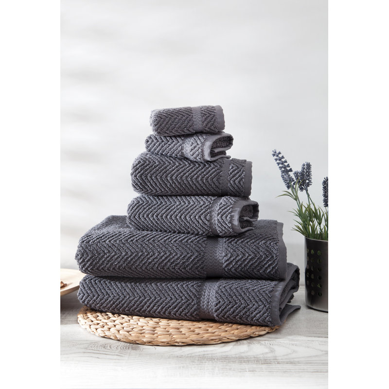 Vandewa Plush Jacquard Mulit-Size Set, Gray