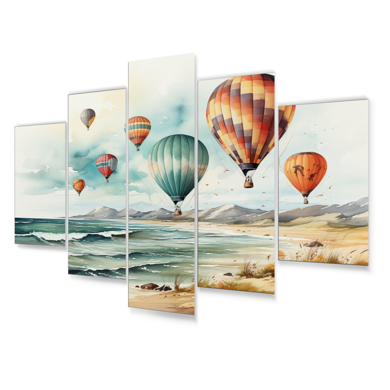 Coastal Transportation Wall Decor on Metal