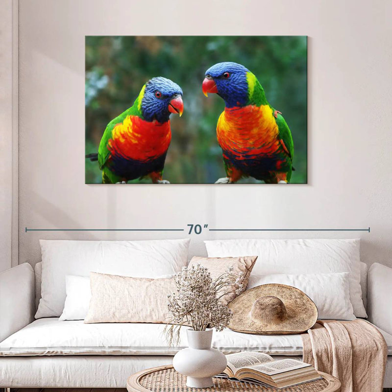 Brampt Lorikeet Buddies, 30" H x 45" W