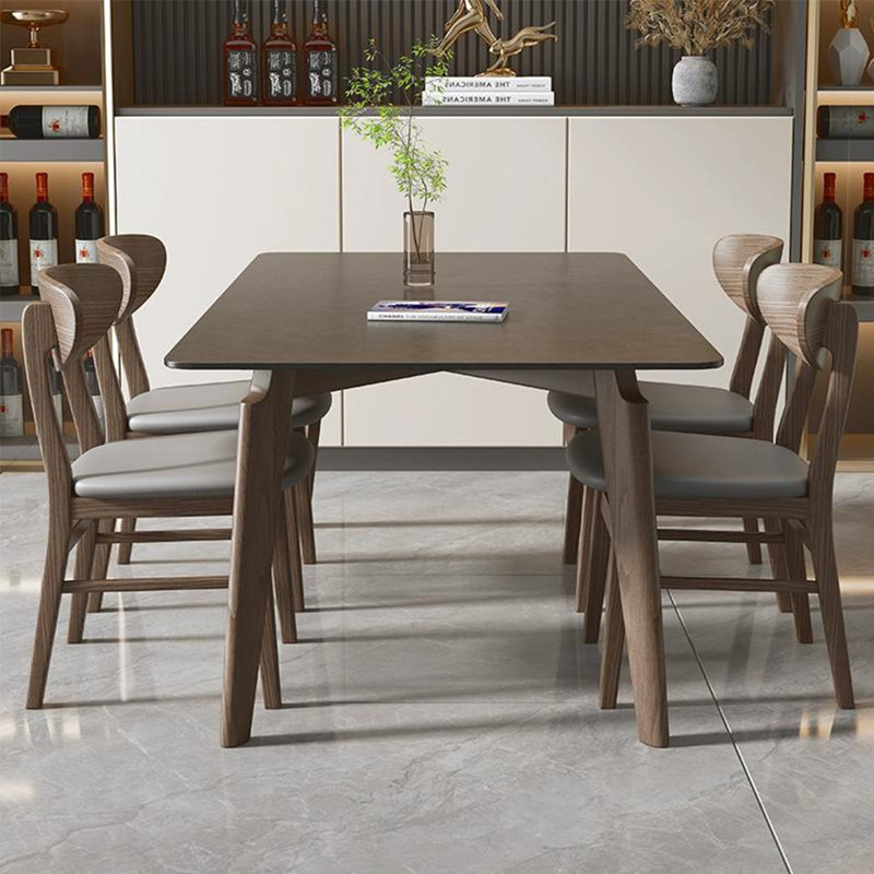 Table frittée en frêne blanc sophistiqué, H 29,52 po x L 59,05 po x l 31,49 po
