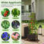 Lit de jardin 2 en 1 avec bacs à plantes et treillis