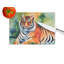 Bengal Tiger Glass Cutting Board Large