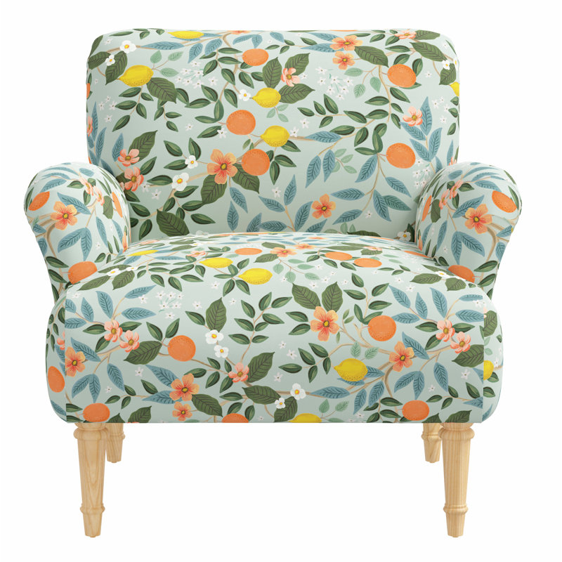 Bristol Armchair, Rpc Citrus Grove Mint Linen