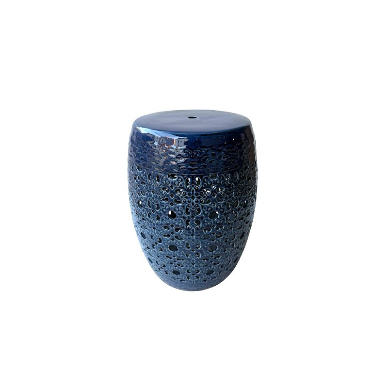 Clark Garden Stool, Blue