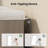 Corentin 63" Wide Dresser 9 Drawers With Storage Modern Faux Travertine Wood Chest For Bedroom Living Room-125370593