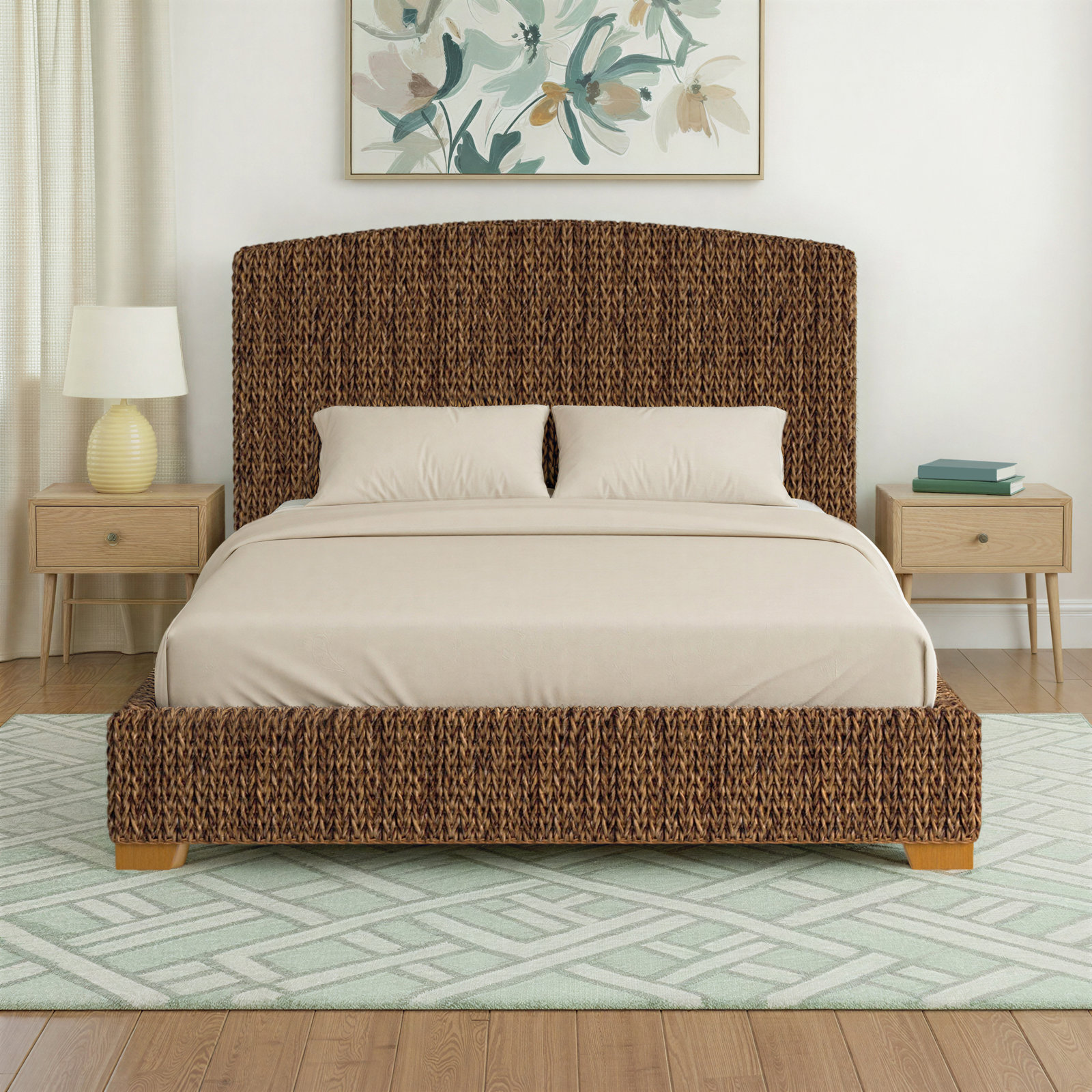 Arleen Mahogany Bed, California King