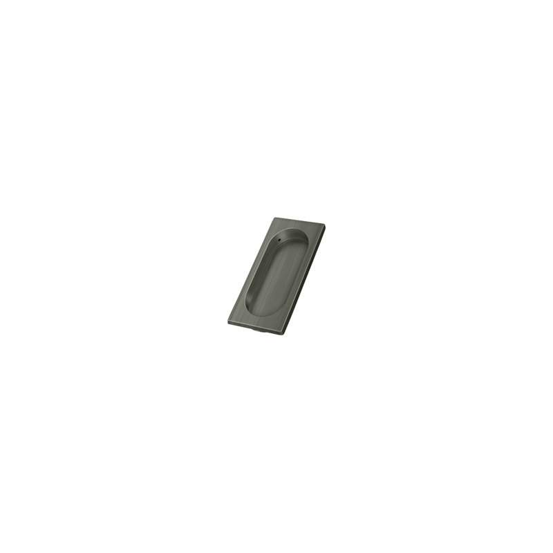 Recessed Pull, Antique Nickel