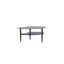 Glass Top Metal Base Dining Table