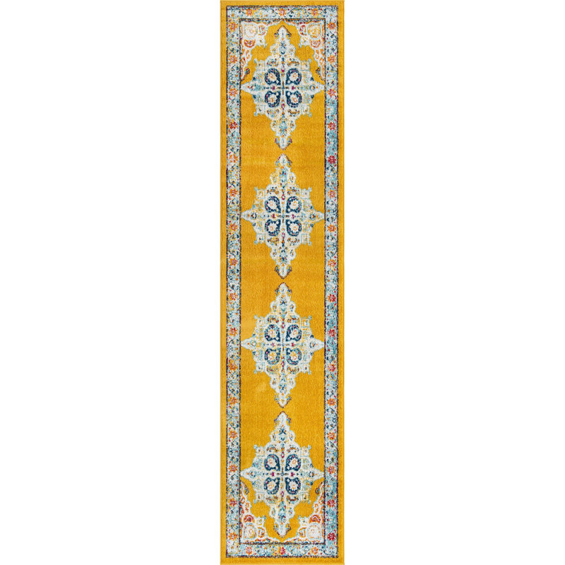 Mirveta Oriental Indoor Rug, Runner 2'7" x 12'