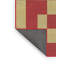 Tapis géométrique rouge / jaune-598489958