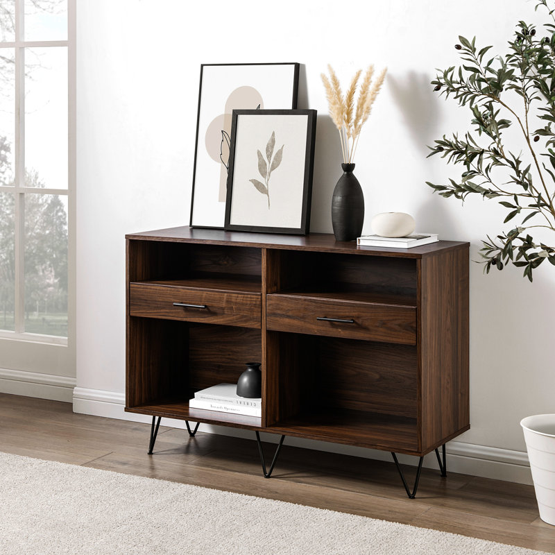 Jackques 44'' Console Table, Dark Brown