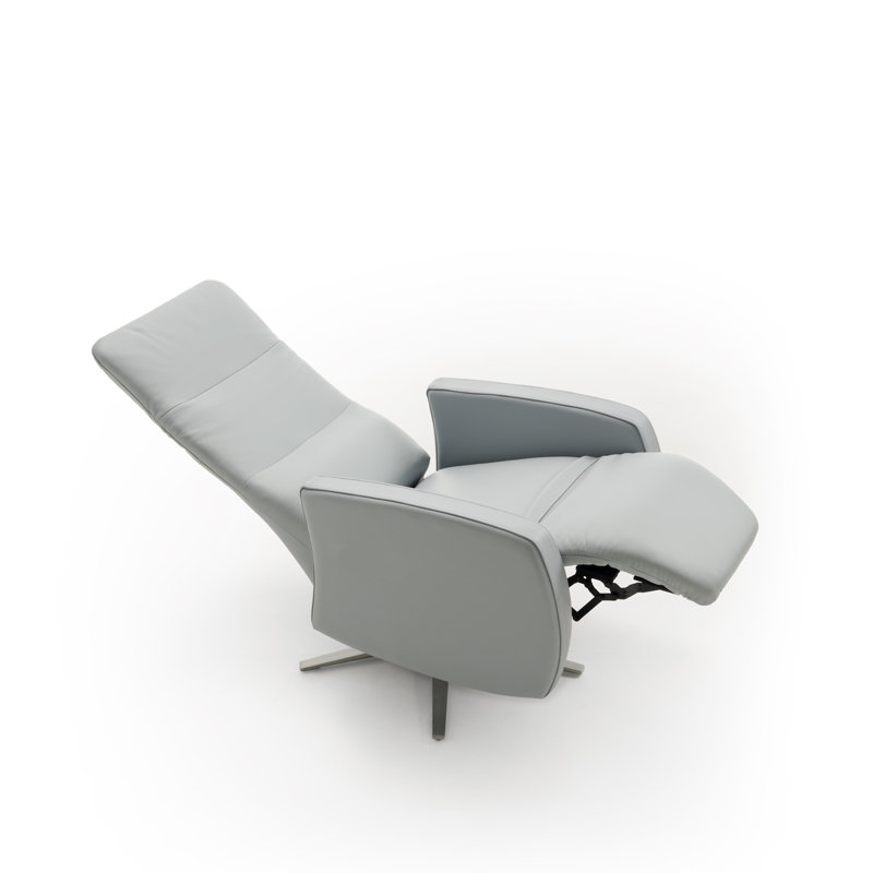 Carlisa 67cm Wide Swivel Standard Recliner, Anthracite-Dark Grey