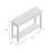 Carbin 48" Console Table with Shelf-1396063657