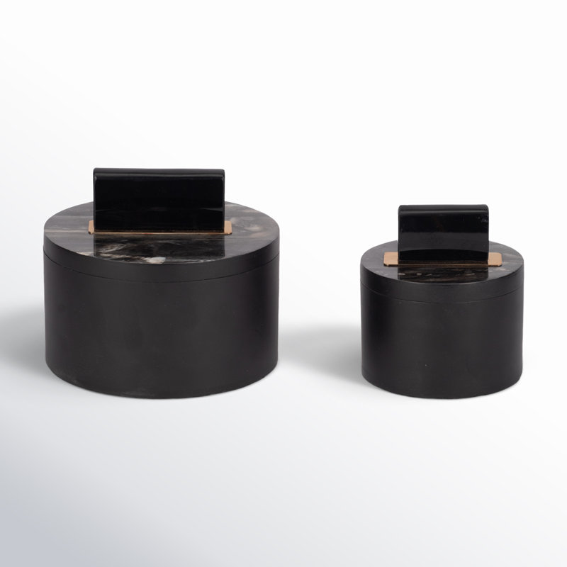 Kiren 2 - Piece Handmade Decorative Box