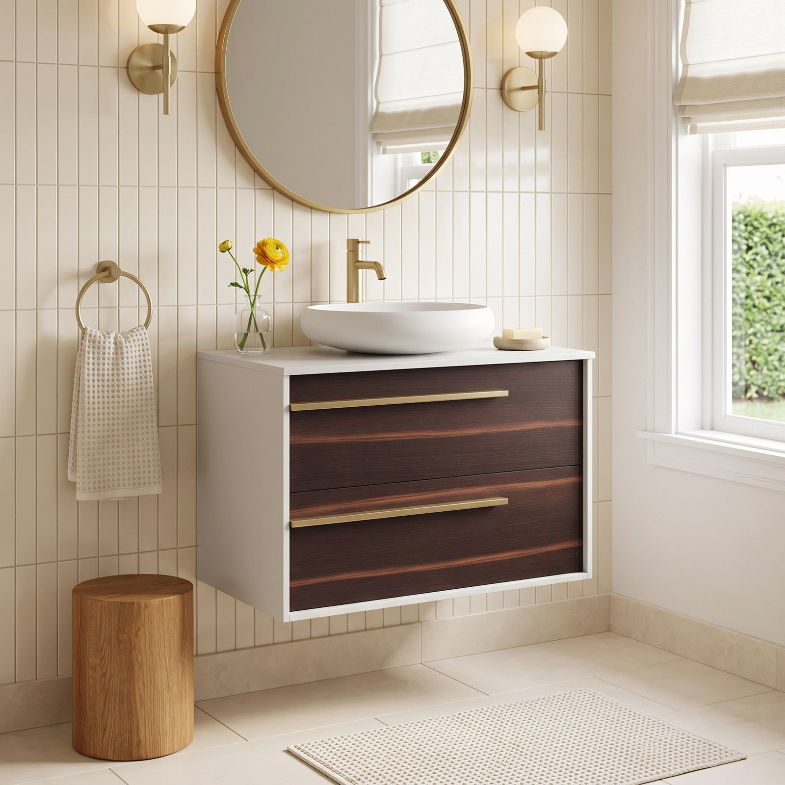 Nika 30" Cedar Single Bathroom Vanity