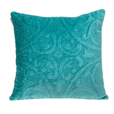 20" Seafoam Cotton Blend Throw Pillow