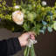 Arrangement floral vert rose rustique Toddington