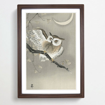 Long-Eared Owl by Ohara Koson - Picture Frame Painting Print