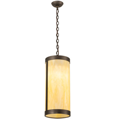 Annetraude 1 - Light Exterior Oil Rubbed Bronze Cylinder Pendant