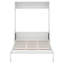 Grand lit escamotable avec bureau intégré, lumières DEL et charge USB, lit mural peu encombrant, conception pliante intelligente-193182103