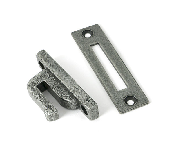 Newbury Locking Fastener, Pewter Patina