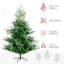 Arbre de Noël à forme large avec base en acier-562128968