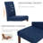 Upholstered Dining Chair Set, Solid Wood Legs, Breathable Fabric Seat, Thick Cushion for Comfort, Modern Parsons Style Side Chairs for Dining Room-1533165720