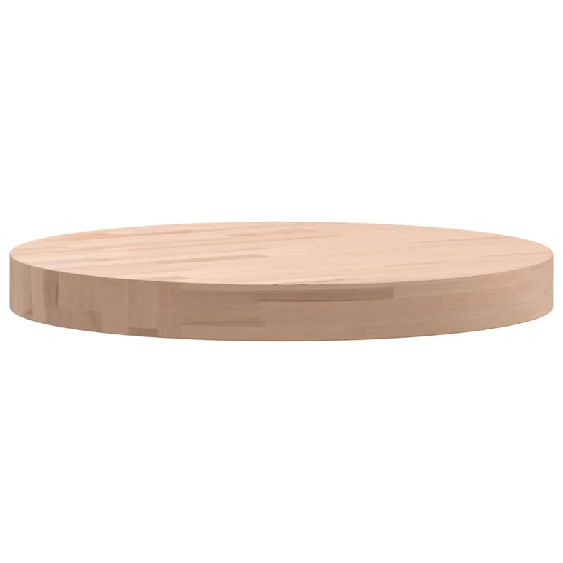 Tiphonnet Solid Wood Table Top, 4cm H x 40cm W x 40cm D, Natural
