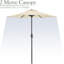 Atri 240cm Market Parasol-912533365